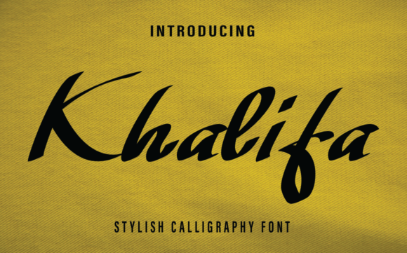 Khalifa Font Poster 1