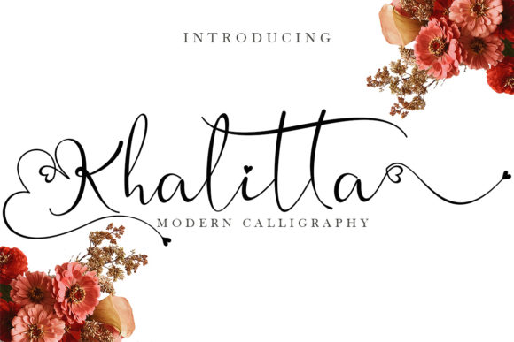 Khalitta Font Poster 1