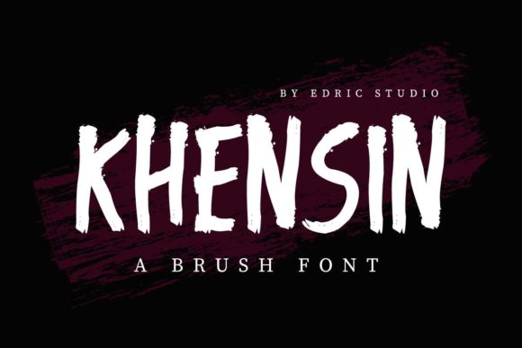 Khensin Font Poster 2