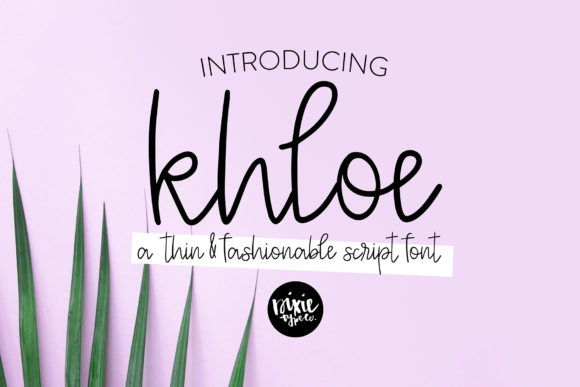 Khloe Font Poster 1