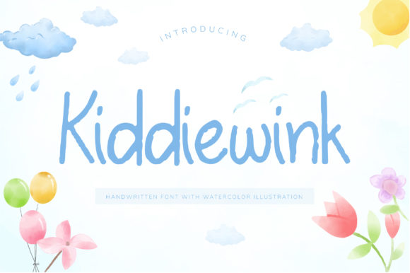 Kiddiewink Font Poster 1