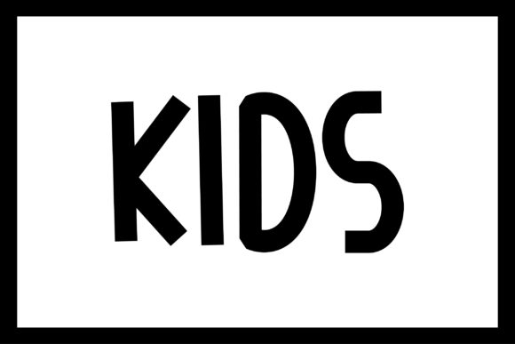 Kids Font Poster 1