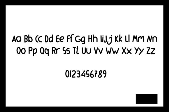 Kids Font Poster 2