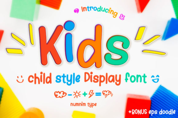 Kids Font Poster 1