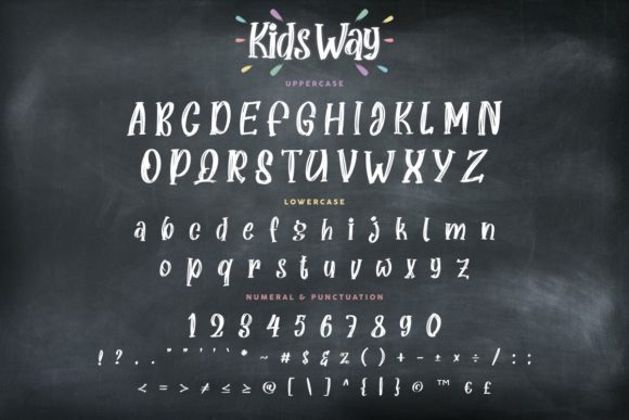 Kids Way Font Poster 6