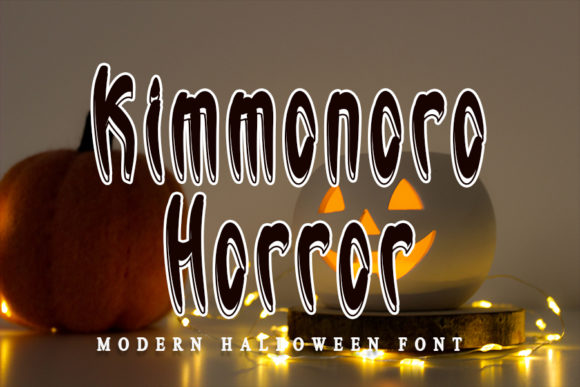 Kimmonoro Horror Font Poster 1