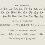 Kind Heart Font Poster 10