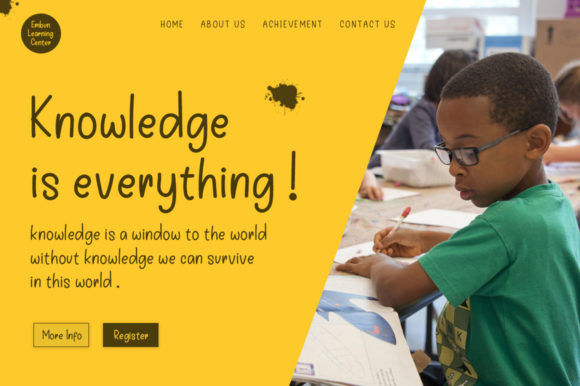 Kindergarten Font Poster 2