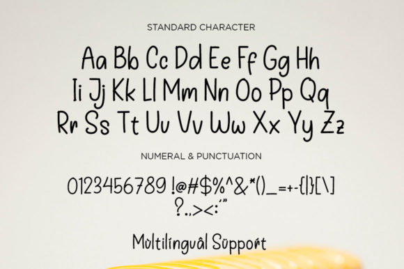 Kindergarten Font Poster 6