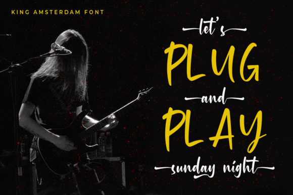 King Amsterdam Font Poster 3