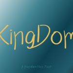 Kingdom Font Poster 1