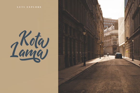 Kintapani Font Poster 5