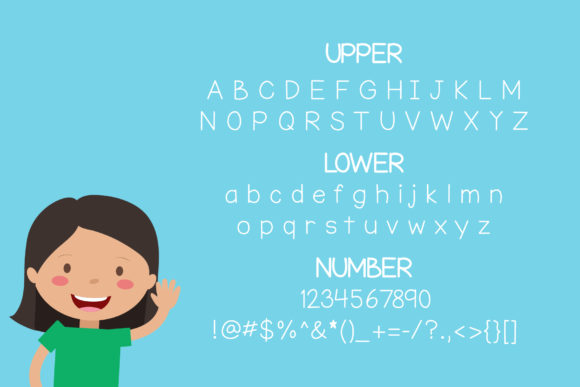 Kirado Kindergarten Font Poster 3