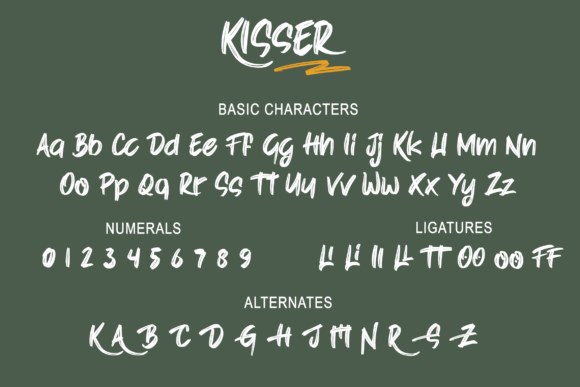 Kisser Font Poster 6