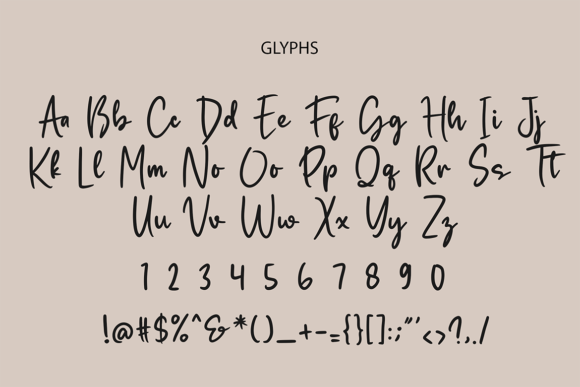 Kisteigh Font Poster 6
