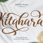 Kitahara Font Poster 1