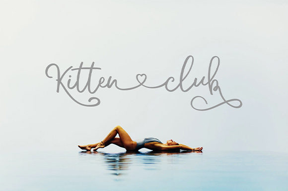 Kitten Club Font Poster 1