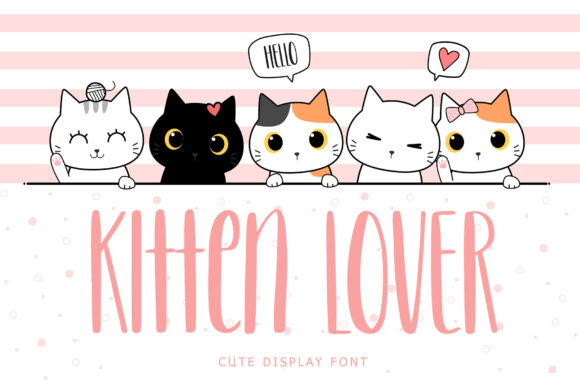 Kitten Lover Font Poster 1