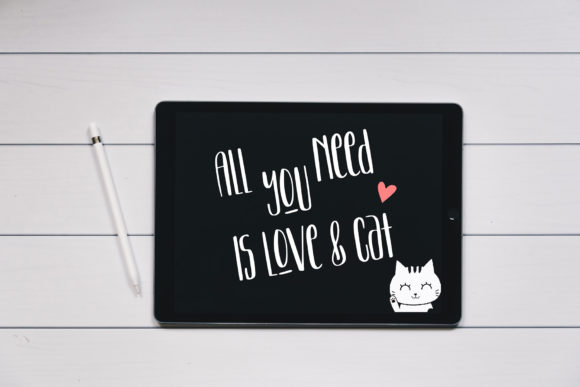 Kitten Lover Font Poster 9