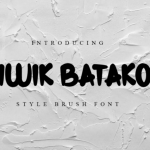 Kiwik Batako Font Poster 1