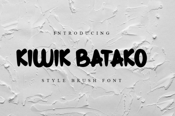 Kiwik Batako Font Poster 1