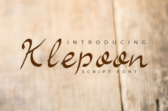 Klepoon Font Poster 1