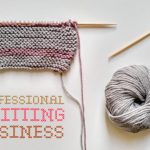 Knitting Font Poster 2