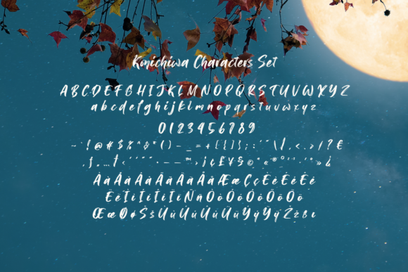 Konichiwa Font Poster 10