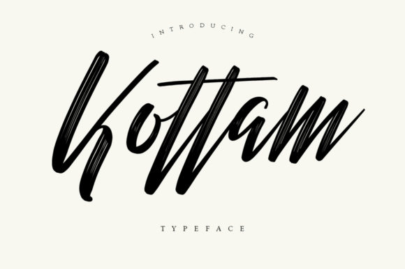 Kottam Font Poster 1