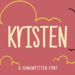 Kristen Font Poster 1