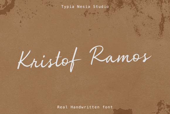 Kristof Ramos Font Poster 1