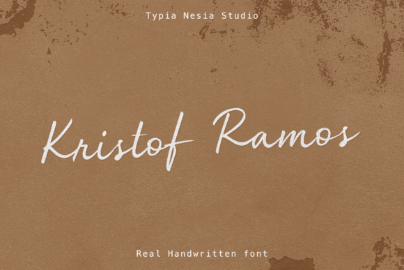 Kristof Ramos Font Kristof Ramos Font Poster 1