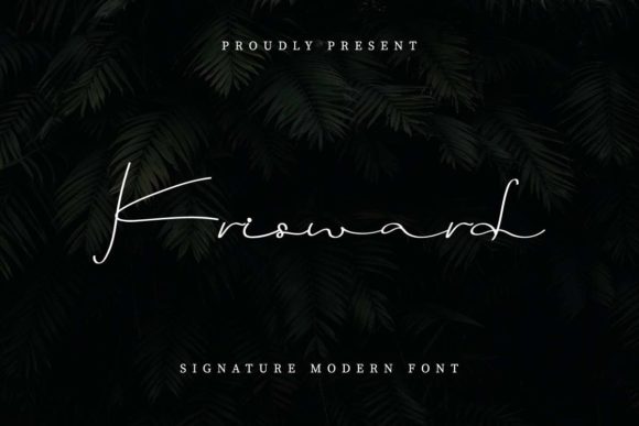 Krisward Font Poster 1