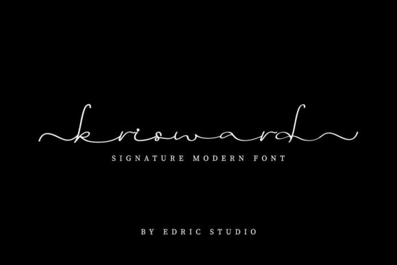 Krisward Font Poster 2