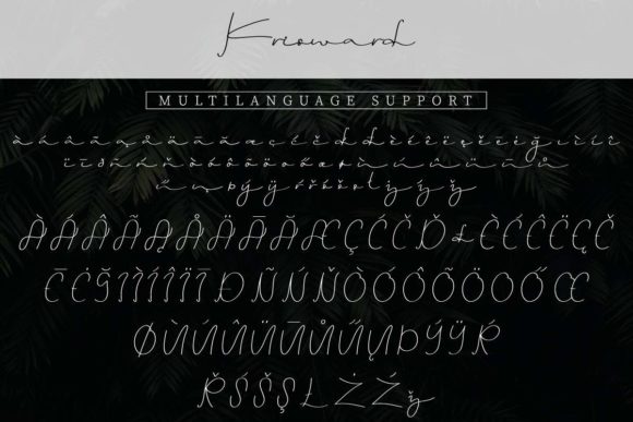 Krisward Font Poster 7