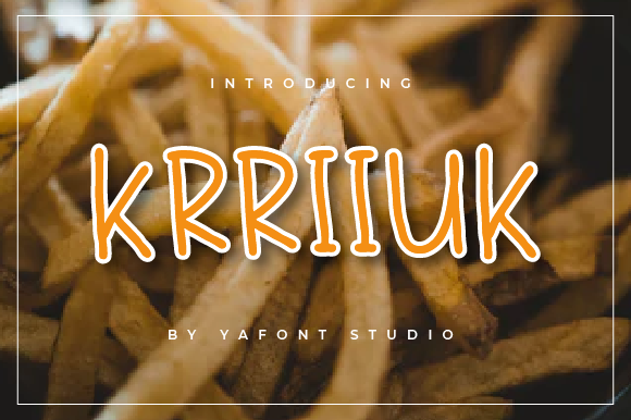 Krriiukk Font Poster 1