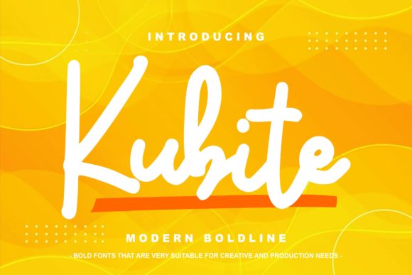 Kubite Font Poster 1