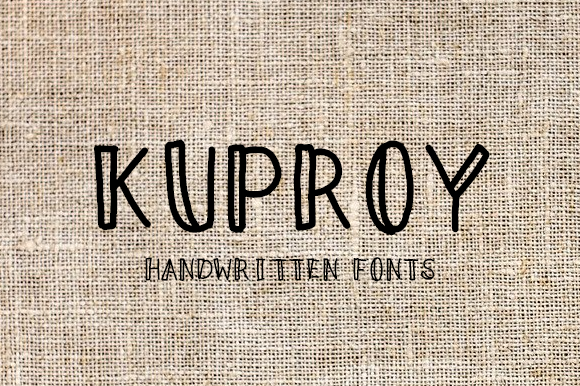 Kuproy Font Poster 1