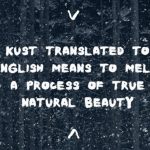 Kust Font Poster 2