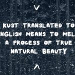 Kust Font Poster 2