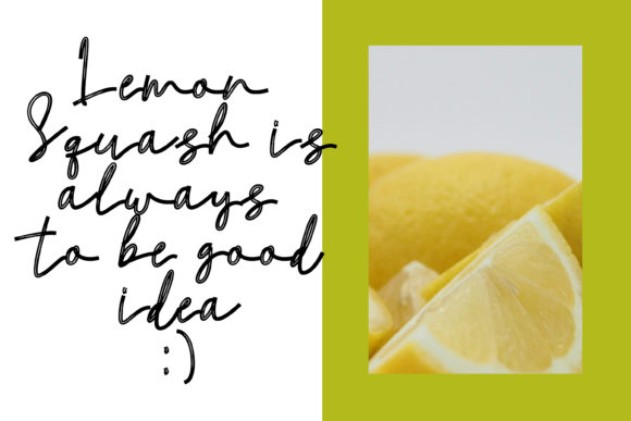 Kuy Lemonade Font Poster 2