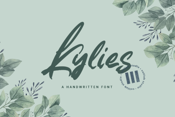 Kylies Font Poster 1