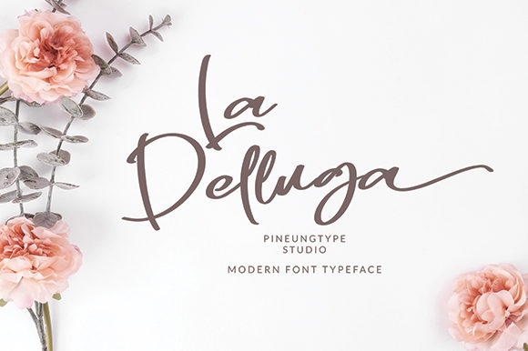 La Delluga Font Poster 1