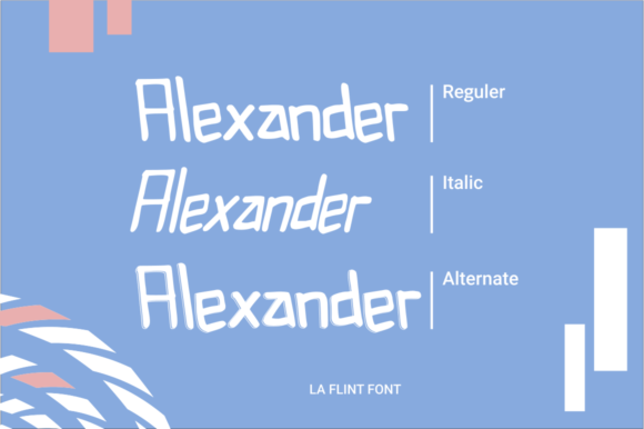 La Flint Font Poster 8