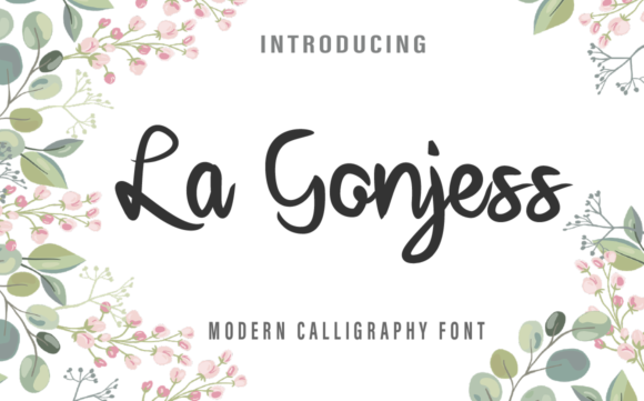 La Gonjess Font Poster 1