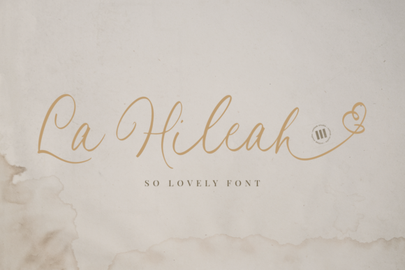 La Hileah Font