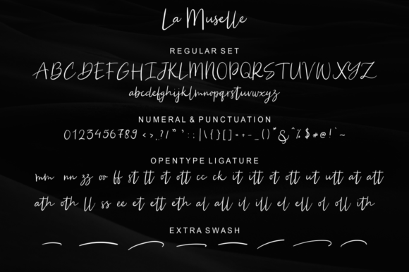 La Muselle Font Poster 7