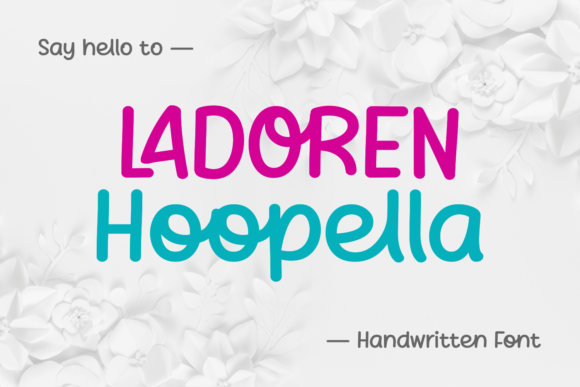 Ladoren Hoopella Font Poster 1