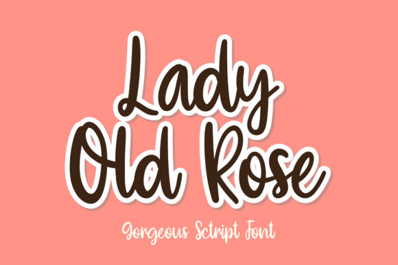 Lady Old Rose Font Poster 1