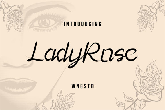 Lady Rose Font Poster 1